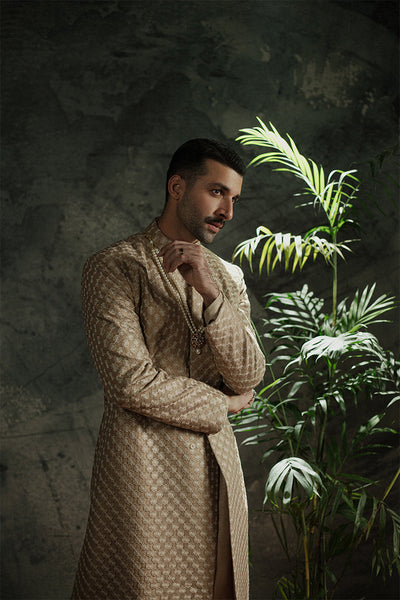 Republic By Omar Farooq | Sherwani Couture | 'Veer' Sherwani -  Republic by Omar Farooq SHERWANI COUTURE - Original Designer Dress - House of Maryam