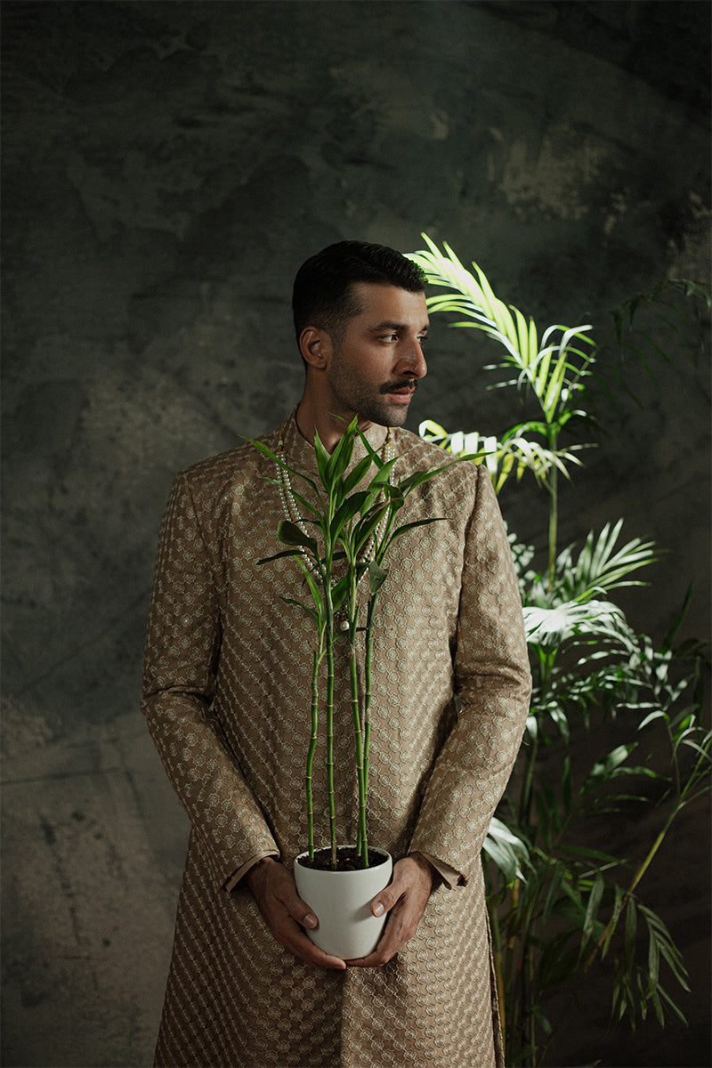Republic By Omar Farooq | Sherwani Couture | 'Veer' Sherwani -  Republic by Omar Farooq SHERWANI COUTURE - Original Designer Dress - House of Maryam