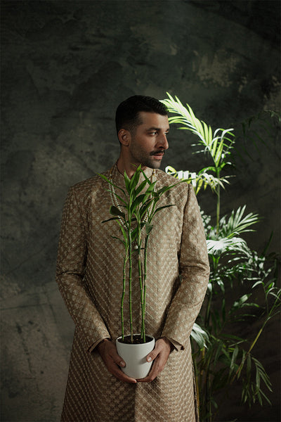 Republic By Omar Farooq | Sherwani Couture | 'Veer' Sherwani -  Republic by Omar Farooq SHERWANI COUTURE - Original Designer Dress - House of Maryam