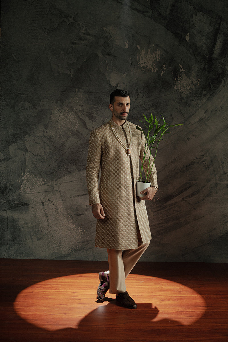 Republic By Omar Farooq | Sherwani Couture | 'Veer' Sherwani -  Republic by Omar Farooq SHERWANI COUTURE - Original Designer Dress - House of Maryam