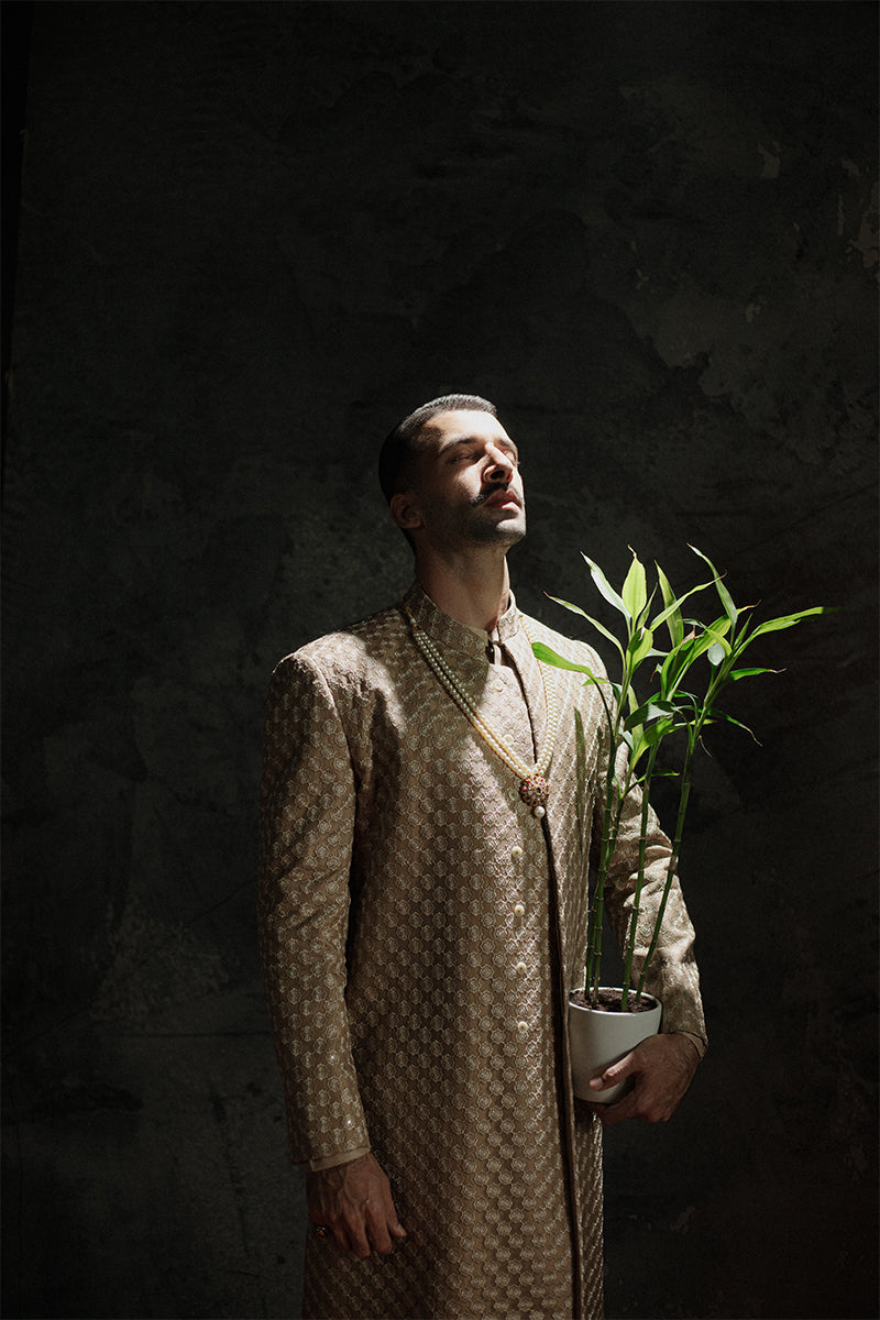 Republic By Omar Farooq | Sherwani Couture | 'Veer' Sherwani -  Republic by Omar Farooq SHERWANI COUTURE - Original Designer Dress - House of Maryam