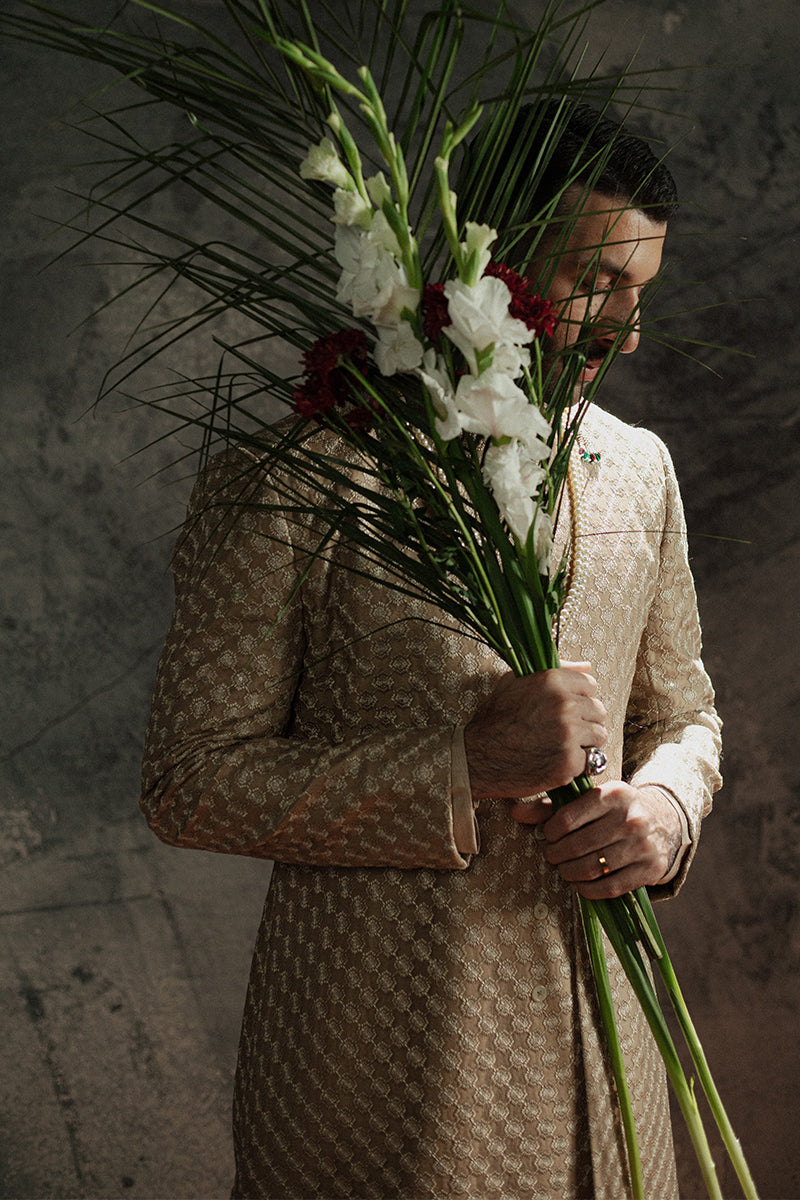 Republic By Omar Farooq | Sherwani Couture | 'Veer' Sherwani -  Republic by Omar Farooq SHERWANI COUTURE - Original Designer Dress - House of Maryam