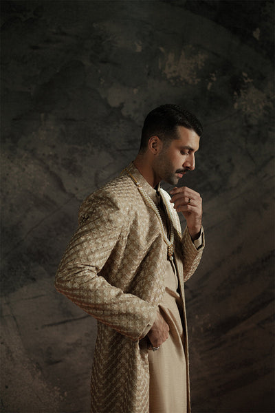 Republic By Omar Farooq | Sherwani Couture | 'Veer' Sherwani -  Republic by Omar Farooq SHERWANI COUTURE - Original Designer Dress - House of Maryam