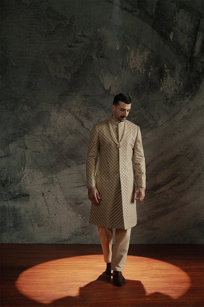 Republic By Omar Farooq | Sherwani Couture | 'Veer' Sherwani -  Republic by Omar Farooq SHERWANI COUTURE - Original Designer Dress - House of Maryam