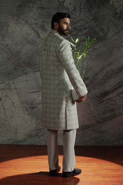 Republic By Omar Farooq | Sherwani Couture | 'Sahil' Sherwani -  Republic by Omar Farooq SHERWANI COUTURE - Original Designer Dress - House of Maryam