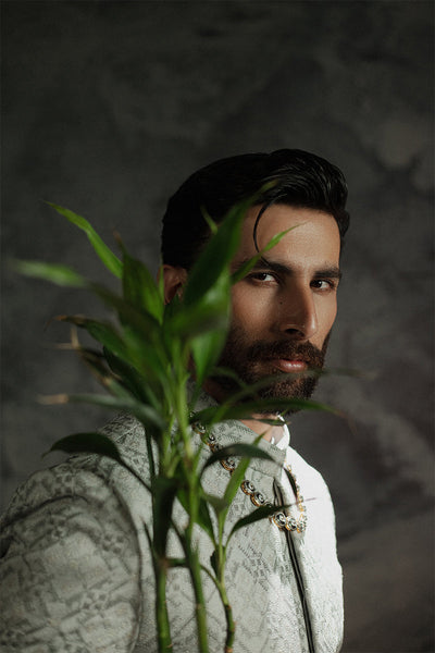 Republic By Omar Farooq | Sherwani Couture | 'Sahil' Sherwani -  Republic by Omar Farooq SHERWANI COUTURE - Original Designer Dress - House of Maryam