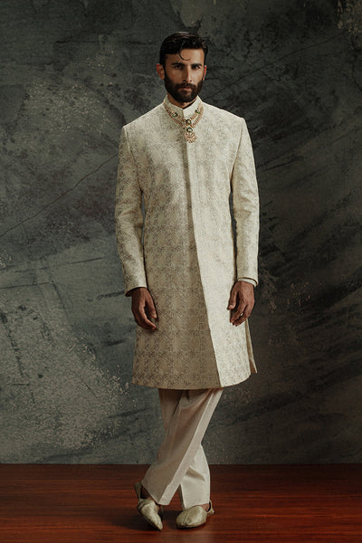 Republic By Omar Farooq | Sherwani Couture | 'Sohaib' Sherwani -  Republic by Omar Farooq SHERWANI COUTURE - Original Designer Dress - House of Maryam
