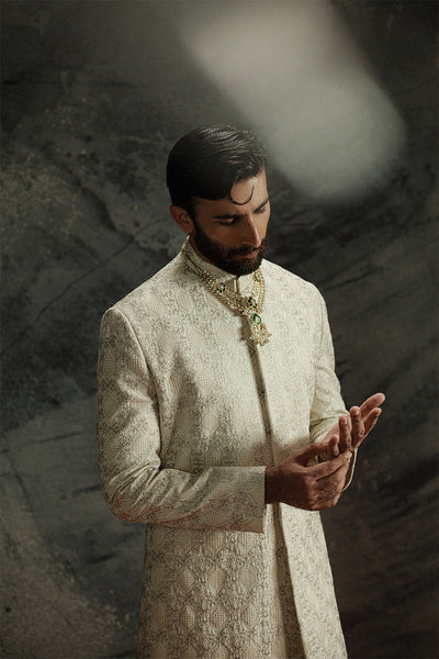 Republic By Omar Farooq | Sherwani Couture | 'Sohaib' Sherwani -  Republic by Omar Farooq SHERWANI COUTURE - Original Designer Dress - House of Maryam