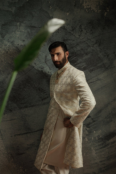 Republic By Omar Farooq | Sherwani Couture | 'Sohaib' Sherwani -  Republic by Omar Farooq SHERWANI COUTURE - Original Designer Dress - House of Maryam