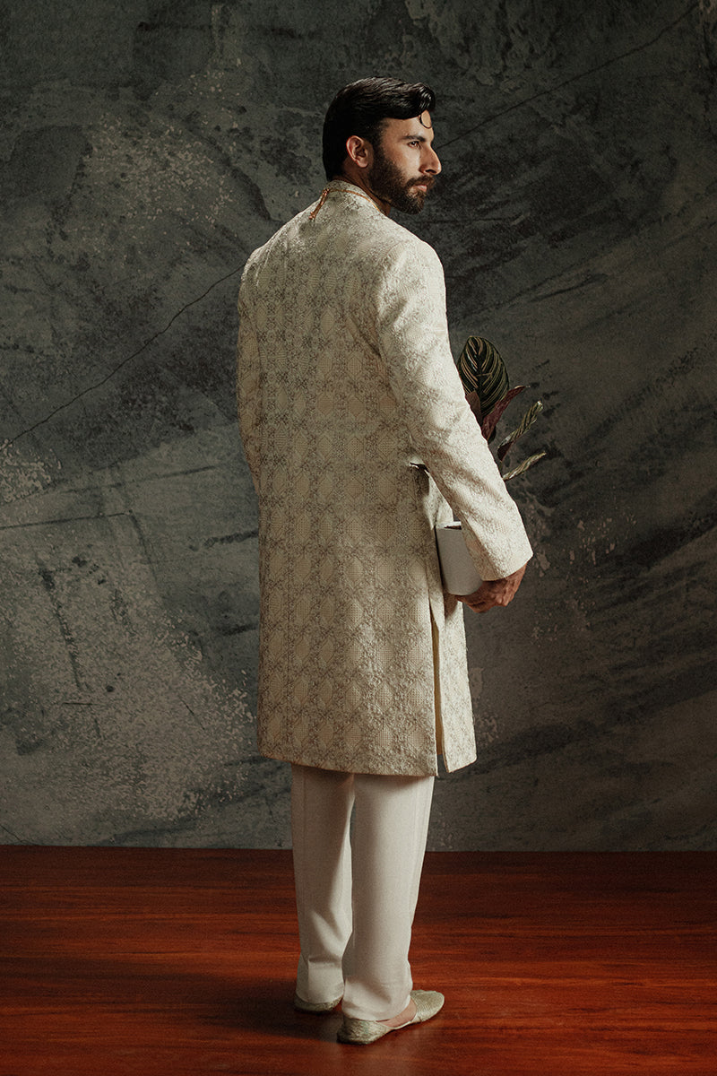 Republic By Omar Farooq | Sherwani Couture | 'Sohaib' Sherwani -  Republic by Omar Farooq SHERWANI COUTURE - Original Designer Dress - House of Maryam