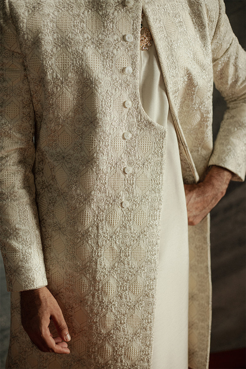 Republic By Omar Farooq | Sherwani Couture | 'Sohaib' Sherwani -  Republic by Omar Farooq SHERWANI COUTURE - Original Designer Dress - House of Maryam