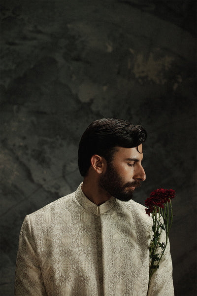 Republic By Omar Farooq | Sherwani Couture | 'Sohaib' Sherwani -  Republic by Omar Farooq SHERWANI COUTURE - Original Designer Dress - House of Maryam