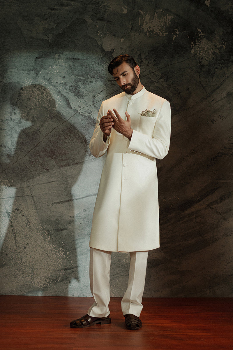 Republic By Omar Farooq | Sherwani Couture | 'Vikram' Sherwani -  Republic by Omar Farooq SHERWANI COUTURE - Original Designer Dress - House of Maryam