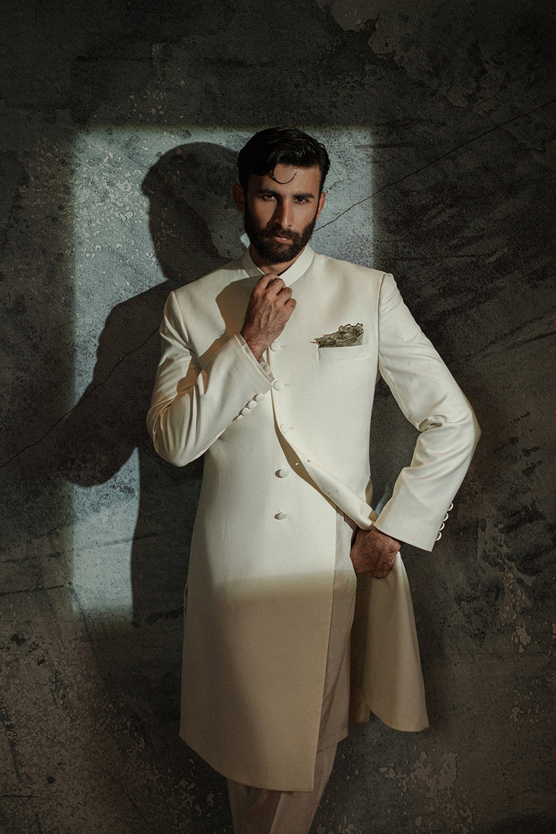 Republic By Omar Farooq | Sherwani Couture | 'Vikram' Sherwani -  Republic by Omar Farooq SHERWANI COUTURE - Original Designer Dress - House of Maryam
