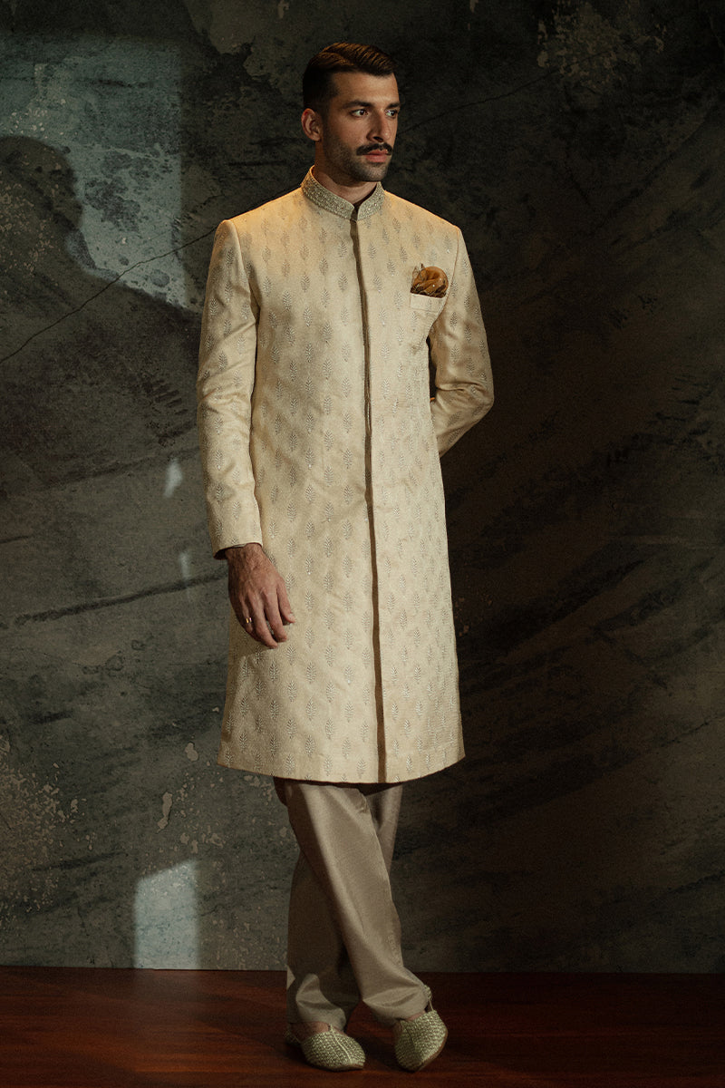 Republic By Omar Farooq | Sherwani Couture | 'Shahrukh' Sherwani -  Republic by Omar Farooq SHERWANI COUTURE - Original Designer Dress - House of Maryam