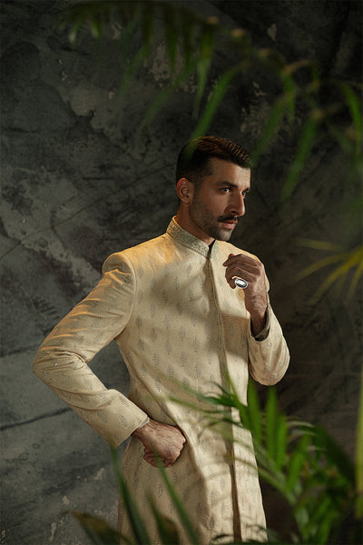 Republic By Omar Farooq | Sherwani Couture | 'Shahrukh' Sherwani -  Republic by Omar Farooq SHERWANI COUTURE - Original Designer Dress - House of Maryam