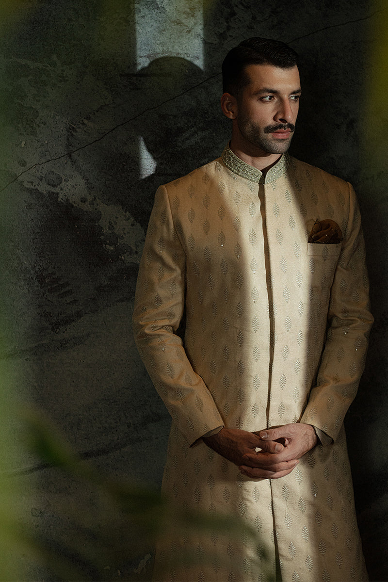 Republic By Omar Farooq | Sherwani Couture | 'Shahrukh' Sherwani -  Republic by Omar Farooq SHERWANI COUTURE - Original Designer Dress - House of Maryam