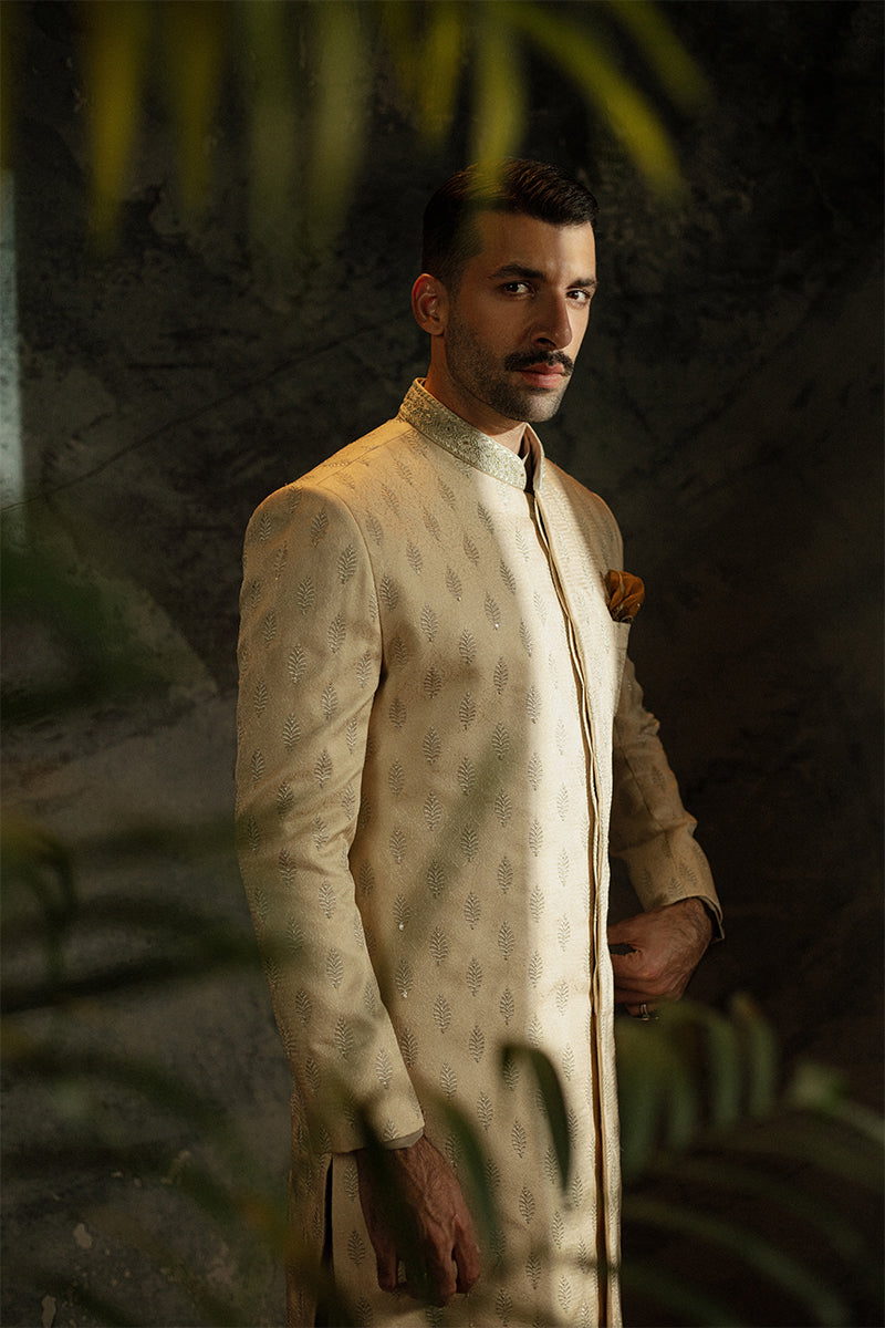 Republic By Omar Farooq | Sherwani Couture | 'Shahrukh' Sherwani -  Republic by Omar Farooq SHERWANI COUTURE - Original Designer Dress - House of Maryam