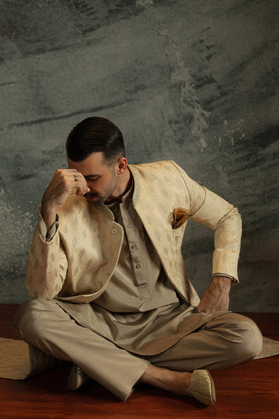 Republic By Omar Farooq | Sherwani Couture | 'Shahrukh' Sherwani -  Republic by Omar Farooq SHERWANI COUTURE - Original Designer Dress - House of Maryam