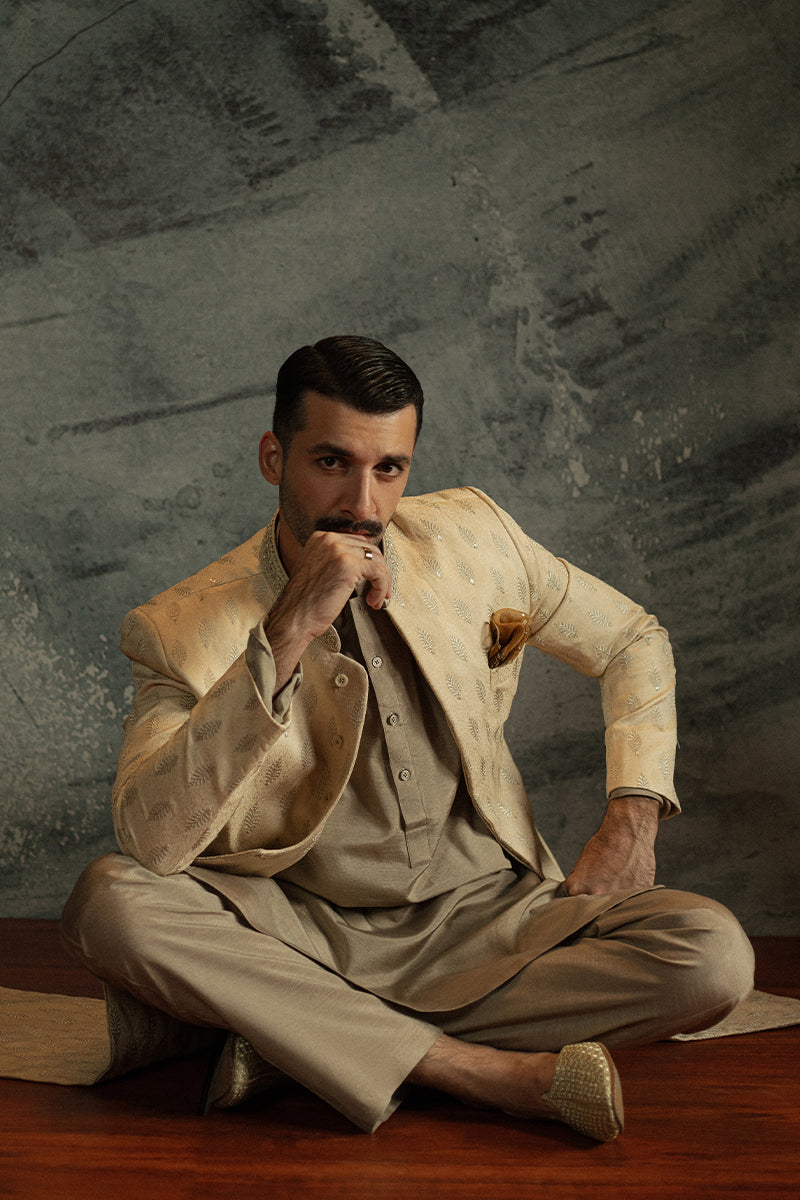 Republic By Omar Farooq | Sherwani Couture | 'Shahrukh' Sherwani -  Republic by Omar Farooq SHERWANI COUTURE - Original Designer Dress - House of Maryam