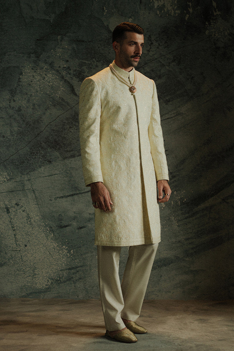 Republic By Omar Farooq | Sherwani Couture | 'Rehan' Sherwani -  Republic by Omar Farooq SHERWANI COUTURE - Original Designer Dress - House of Maryam