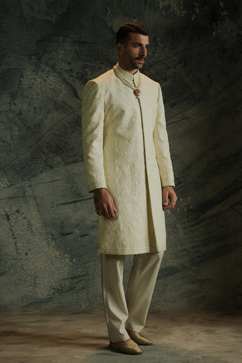 Republic By Omar Farooq | Sherwani Couture | 'Rehan' Sherwani -  Republic by Omar Farooq SHERWANI COUTURE - Original Designer Dress - House of Maryam