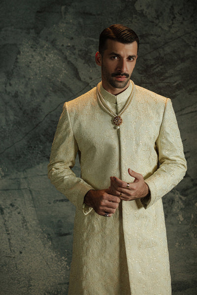 Republic By Omar Farooq | Sherwani Couture | 'Rehan' Sherwani -  Republic by Omar Farooq SHERWANI COUTURE - Original Designer Dress - House of Maryam