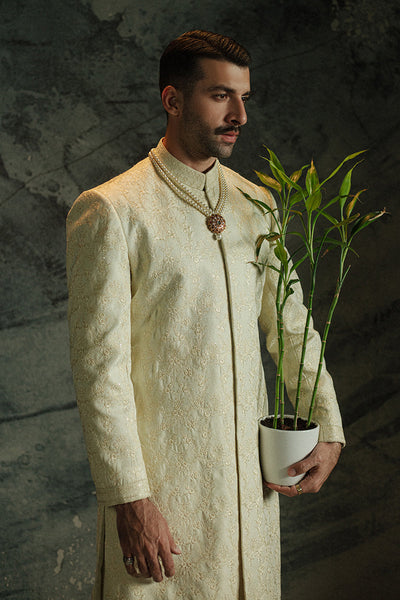 Republic By Omar Farooq | Sherwani Couture | 'Rehan' Sherwani -  Republic by Omar Farooq SHERWANI COUTURE - Original Designer Dress - House of Maryam