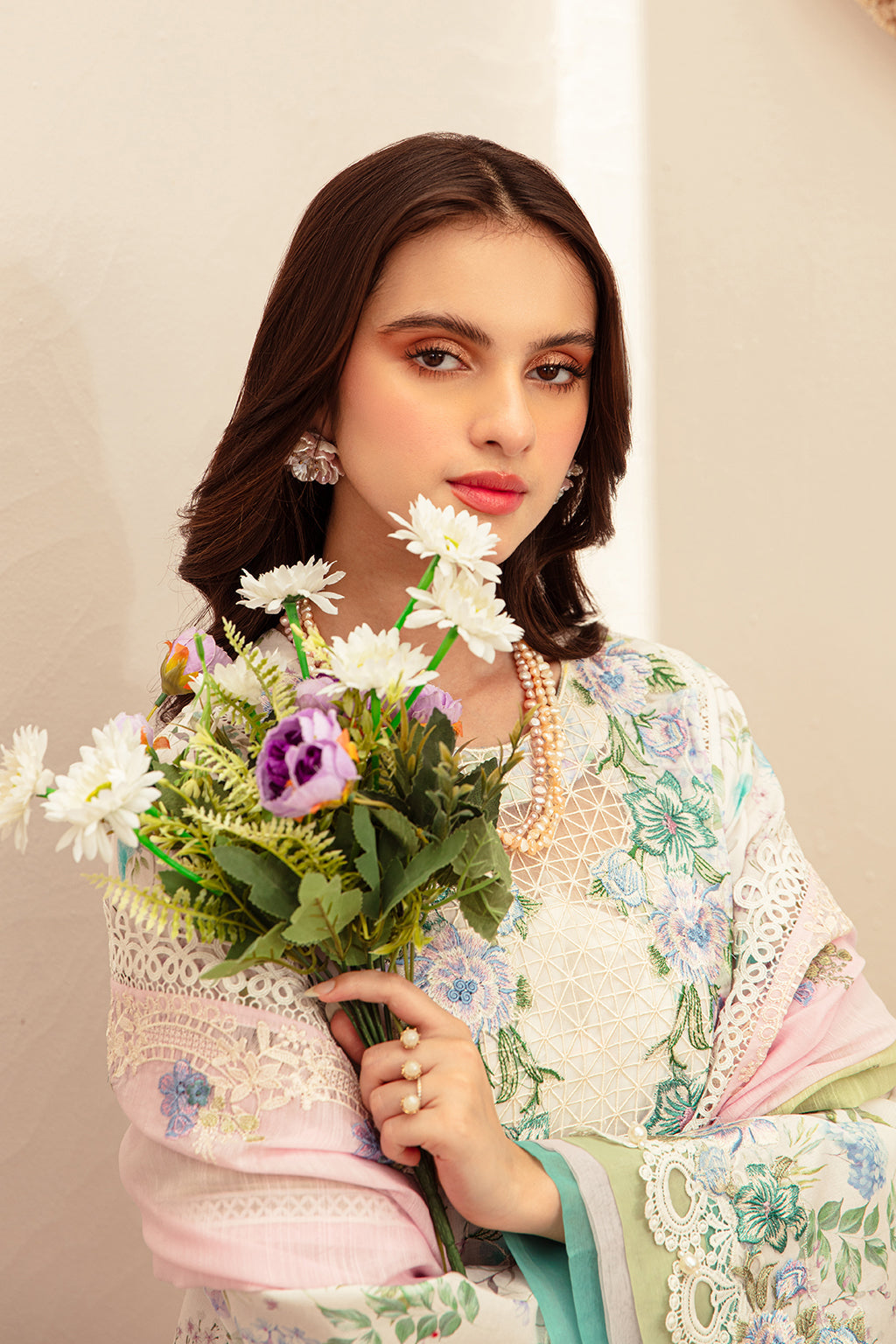 AJR Couture | Alif Affordable Lawn 24 | GLEAM -  AJR Couture Luxury - Original Designer Dress - House of Maryam