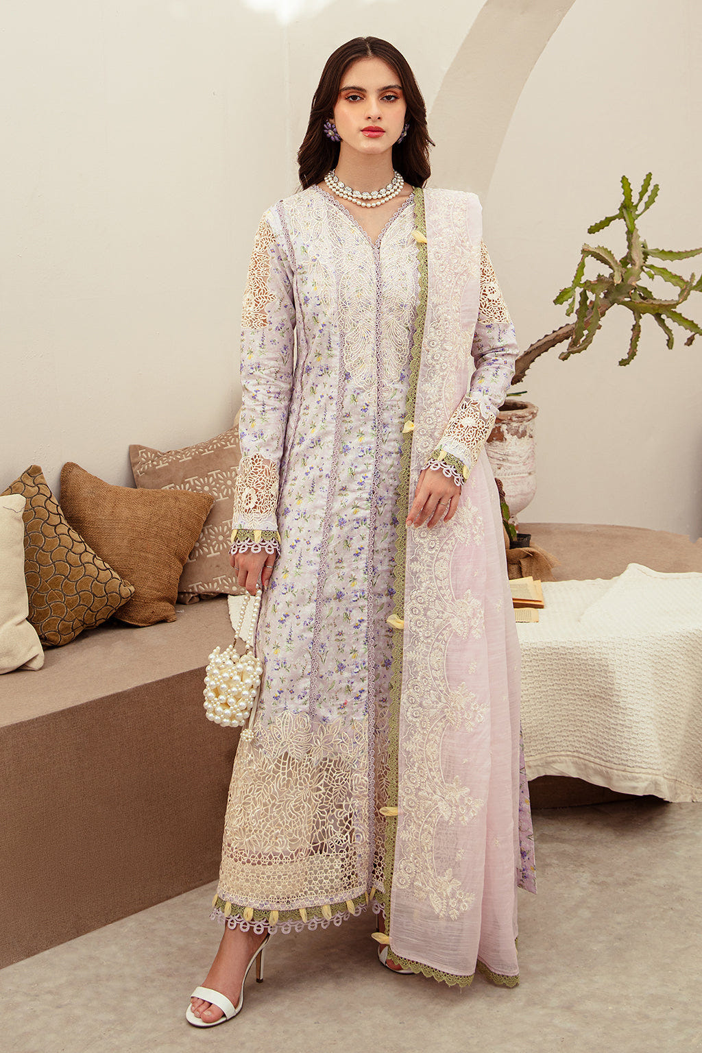 AJR Couture | Alif Affordable Lawn 24 | ARIA -  AJR Couture Luxury - Original Designer Dress - House of Maryam