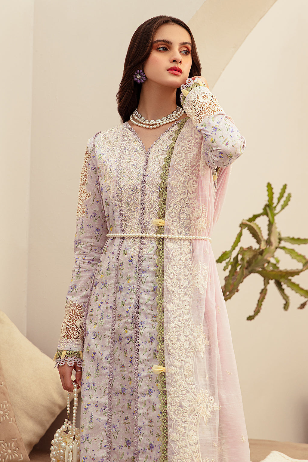 AJR Couture | Alif Affordable Lawn 24 | ARIA -  AJR Couture Luxury - Original Designer Dress - House of Maryam