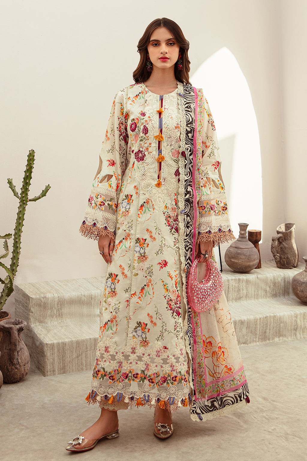 AJR Couture | Alif Affordable Lawn 24 | GARDIAN by AJR Couture - House of Maryam