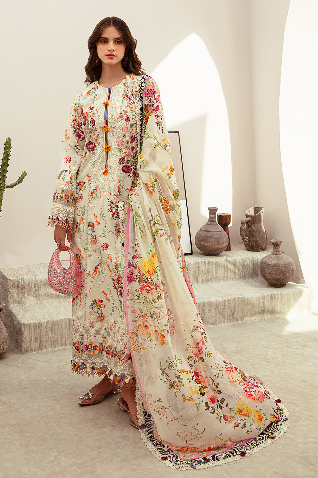 AJR Couture | Alif Affordable Lawn 24 | GARDIAN by AJR Couture - House of Maryam