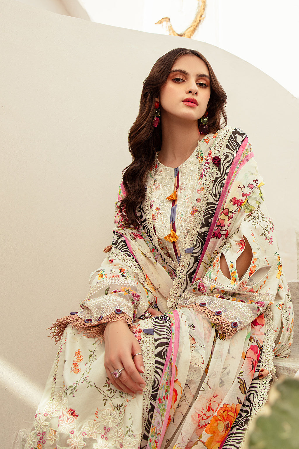 AJR Couture | Alif Affordable Lawn 24 | GARDIAN by AJR Couture - House of Maryam