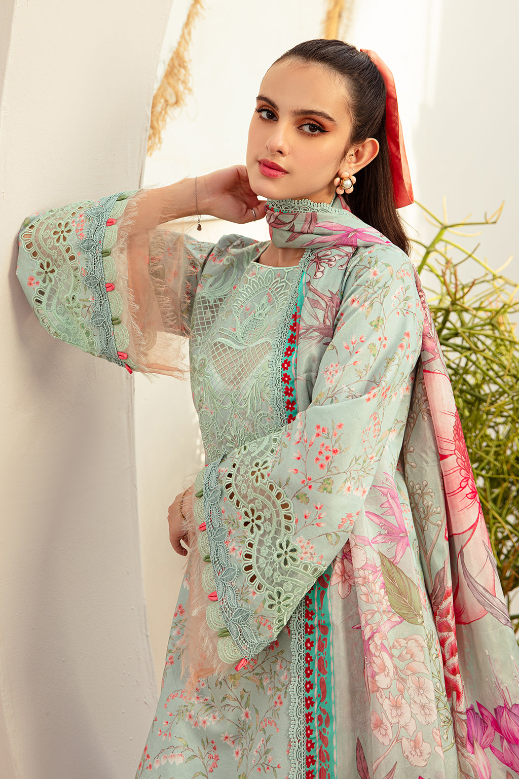 AJR Couture | Alif Affordable Lawn 24 | MISTY MORNING -  AJR Couture Luxury - Original Designer Dress - House of Maryam