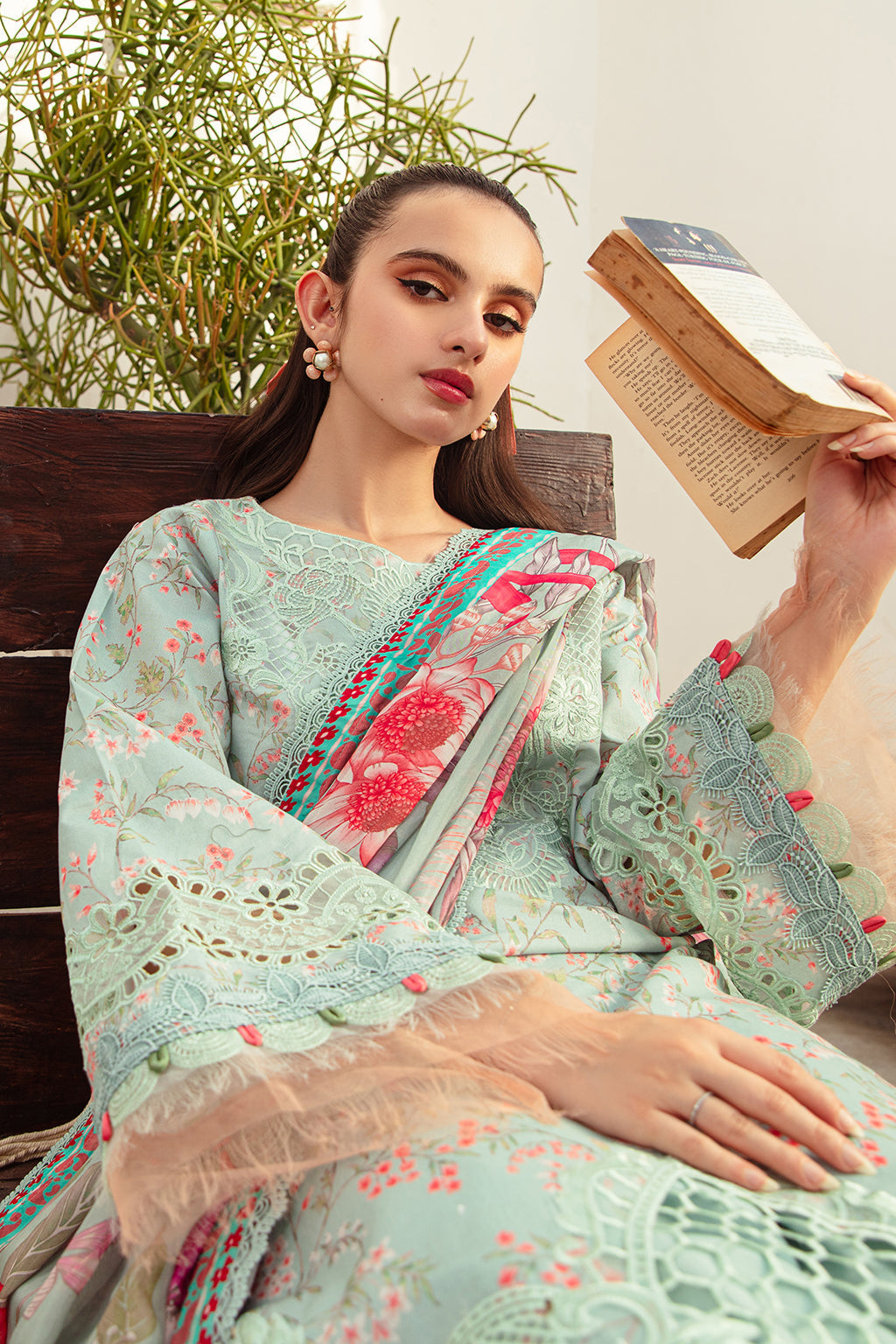 AJR Couture | Alif Affordable Lawn 24 | MISTY MORNING by AJR Couture - House of Maryam