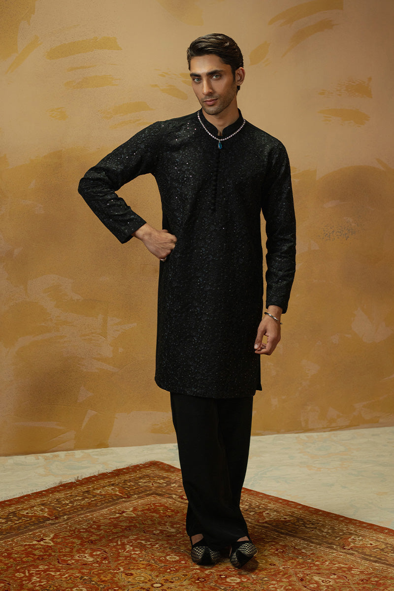 Republic By Omar Farooq | Luxury Rtw | 'Akbar' Kurta Pajama -  Republic by Omar Farooq Luxury RTW - Original Designer Dress - House of Maryam