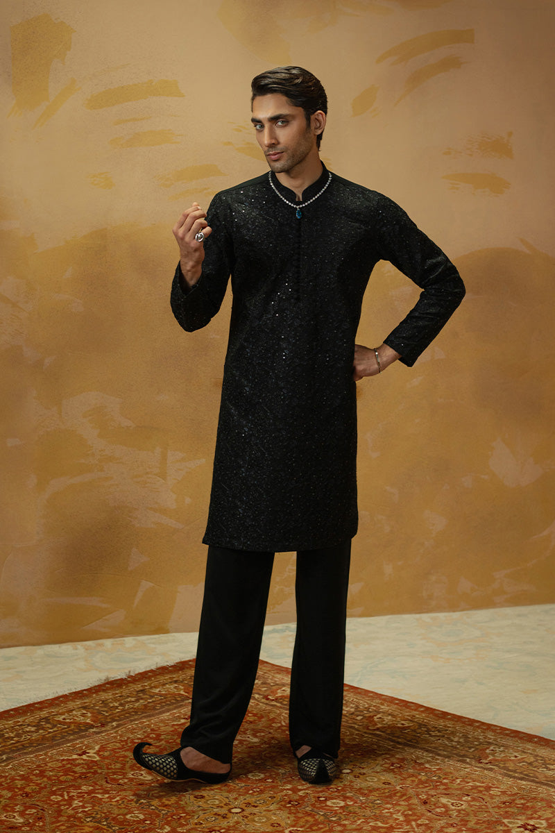 Republic By Omar Farooq | Luxury Rtw | 'Akbar' Kurta Pajama -  Republic by Omar Farooq Luxury RTW - Original Designer Dress - House of Maryam
