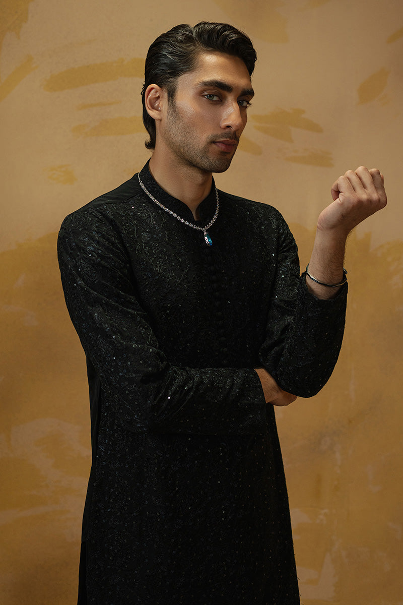 Republic By Omar Farooq | Luxury Rtw | 'Akbar' Kurta Pajama -  Republic by Omar Farooq Luxury RTW - Original Designer Dress - House of Maryam