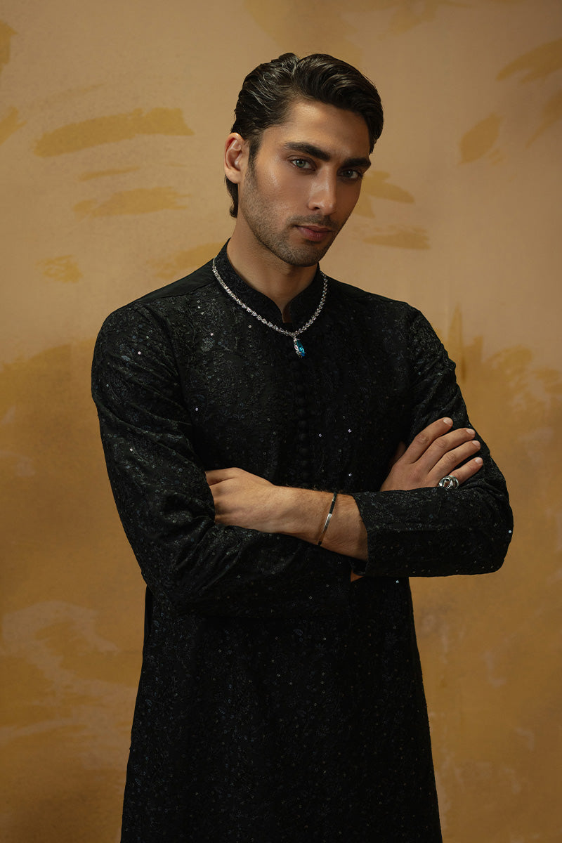 Republic By Omar Farooq | Luxury Rtw | 'Akbar' Kurta Pajama -  Republic by Omar Farooq Luxury RTW - Original Designer Dress - House of Maryam