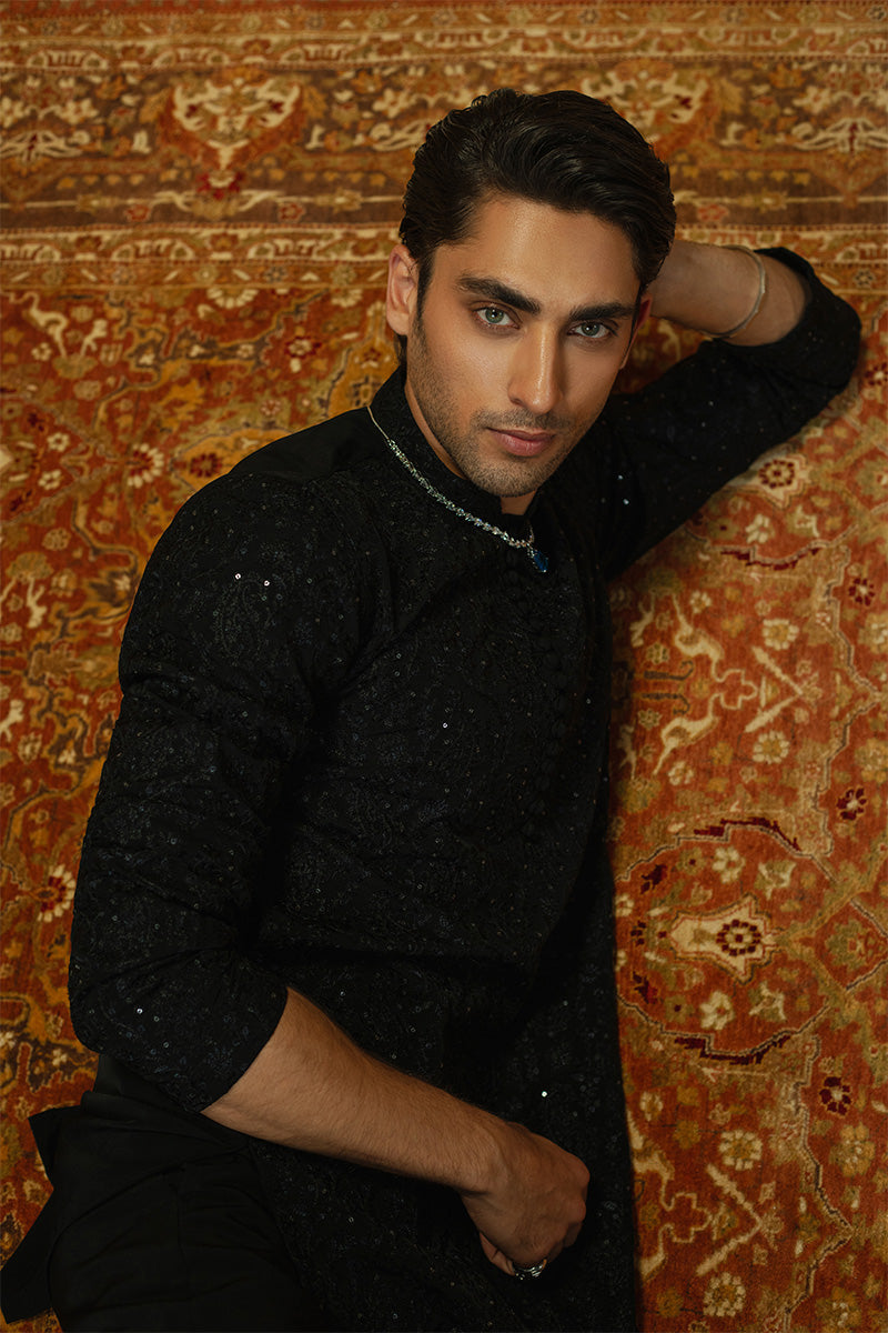 Republic By Omar Farooq | Luxury Rtw | 'Akbar' Kurta Pajama -  Republic by Omar Farooq Luxury RTW - Original Designer Dress - House of Maryam