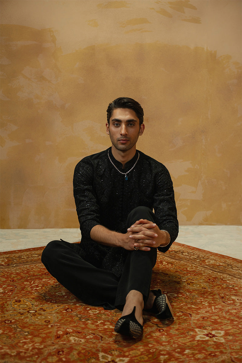 Republic By Omar Farooq | Luxury Rtw | 'Akbar' Kurta Pajama -  Republic by Omar Farooq Luxury RTW - Original Designer Dress - House of Maryam