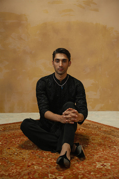 Republic By Omar Farooq | Luxury Rtw | 'Akbar' Kurta Pajama -  Republic by Omar Farooq Luxury RTW - Original Designer Dress - House of Maryam
