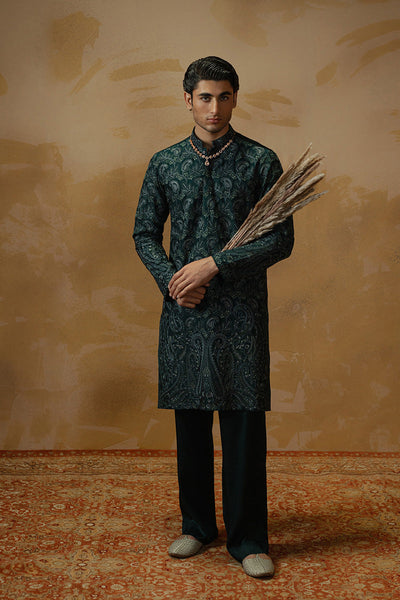 Republic By Omar Farooq | Luxury Rtw | 'Tanveer' Kurta Pajama -  Republic by Omar Farooq Luxury RTW - Original Designer Dress - House of Maryam