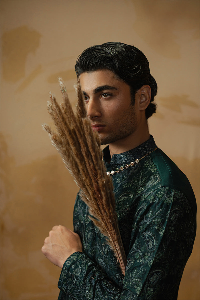 Republic By Omar Farooq | Luxury Rtw | 'Tanveer' Kurta Pajama -  Republic by Omar Farooq Luxury RTW - Original Designer Dress - House of Maryam