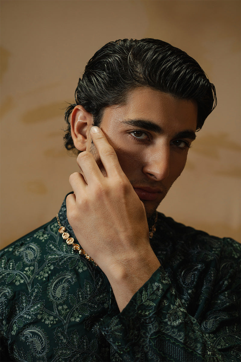 Republic By Omar Farooq | Luxury Rtw | 'Tanveer' Kurta Pajama -  Republic by Omar Farooq Luxury RTW - Original Designer Dress - House of Maryam