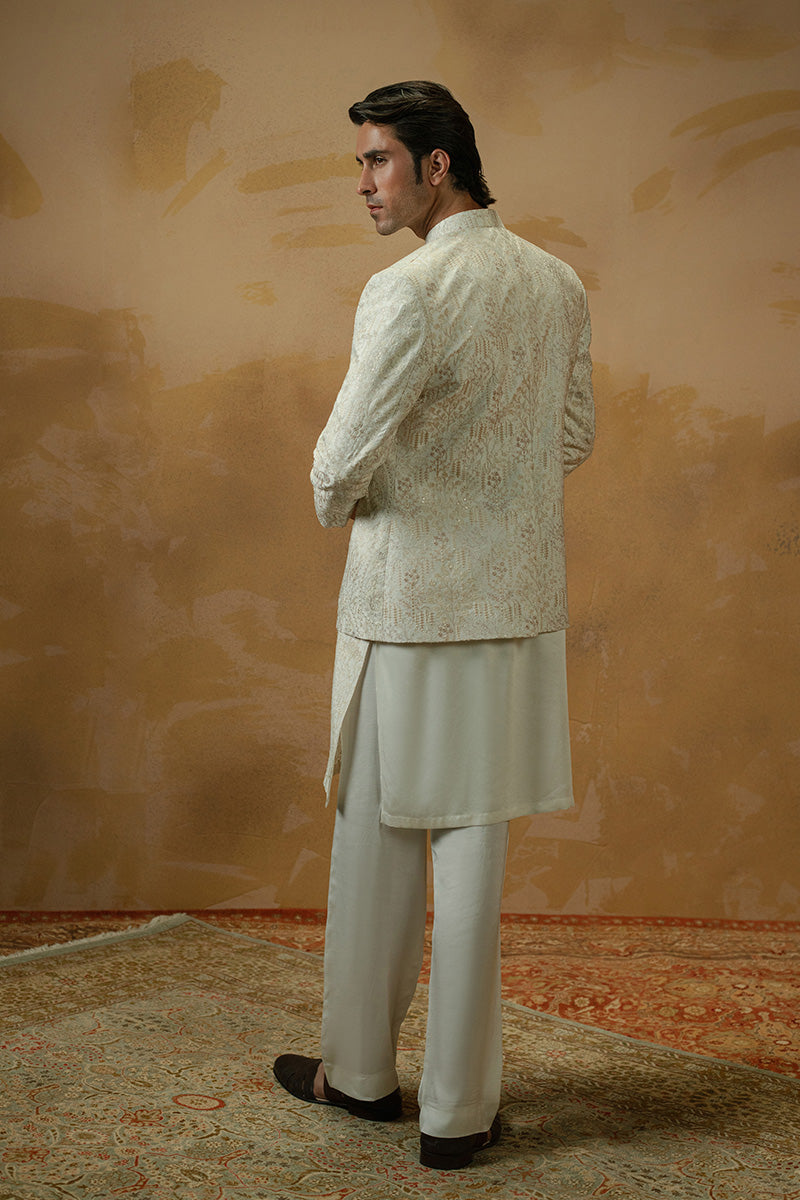 Republic By Omar Farooq | Luxury Rtw | 'Akif' Kurta Pajama -  Republic by Omar Farooq Luxury RTW - Original Designer Dress - House of Maryam