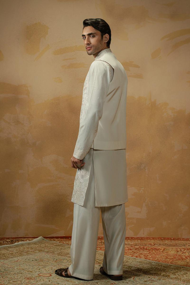 Republic By Omar Farooq | Luxury Rtw | 'Fateh' Kurta Pajama -  Republic by Omar Farooq Luxury RTW - Original Designer Dress - House of Maryam
