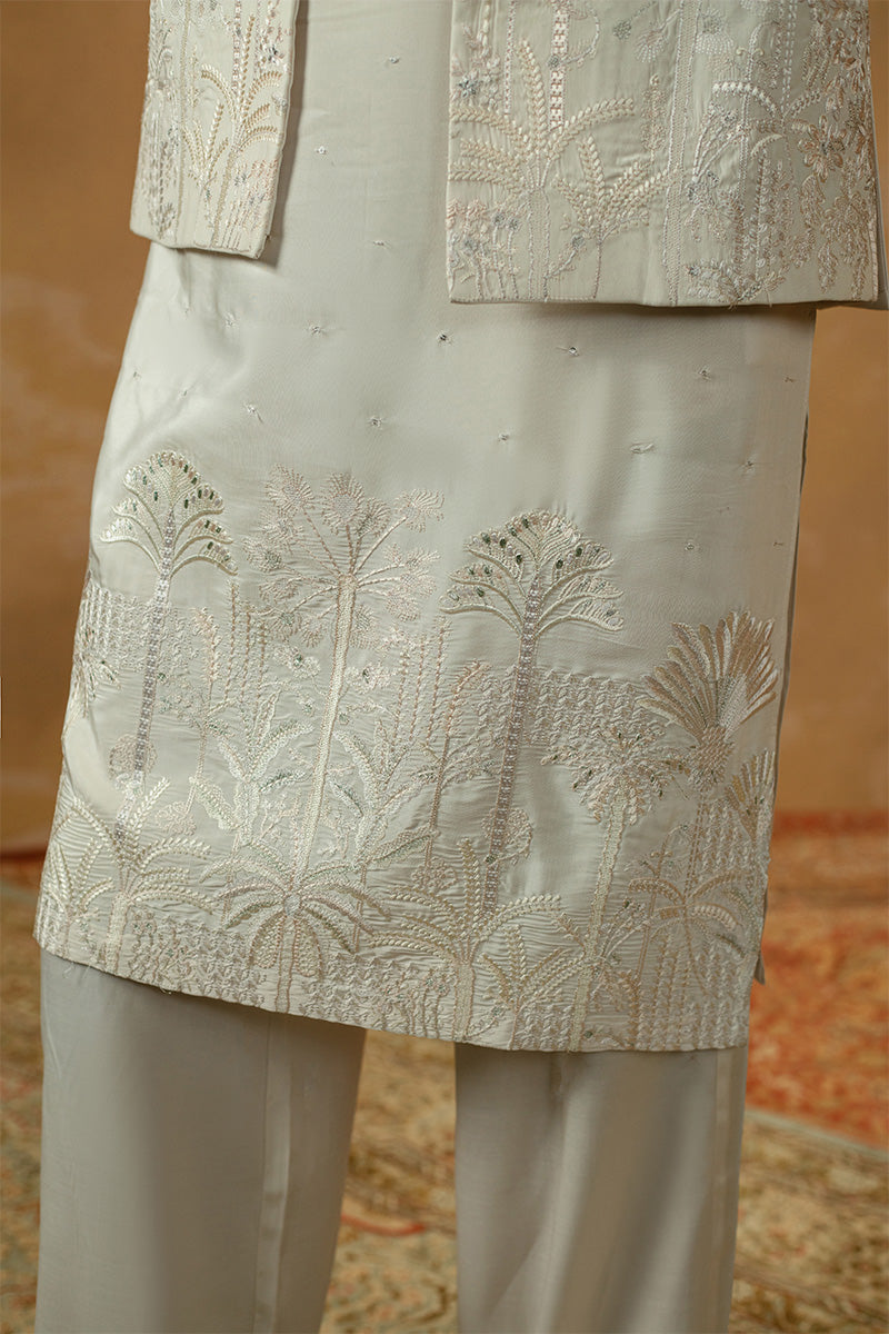 Republic By Omar Farooq | Luxury Rtw | 'Fateh' Kurta Pajama -  Republic by Omar Farooq Luxury RTW - Original Designer Dress - House of Maryam