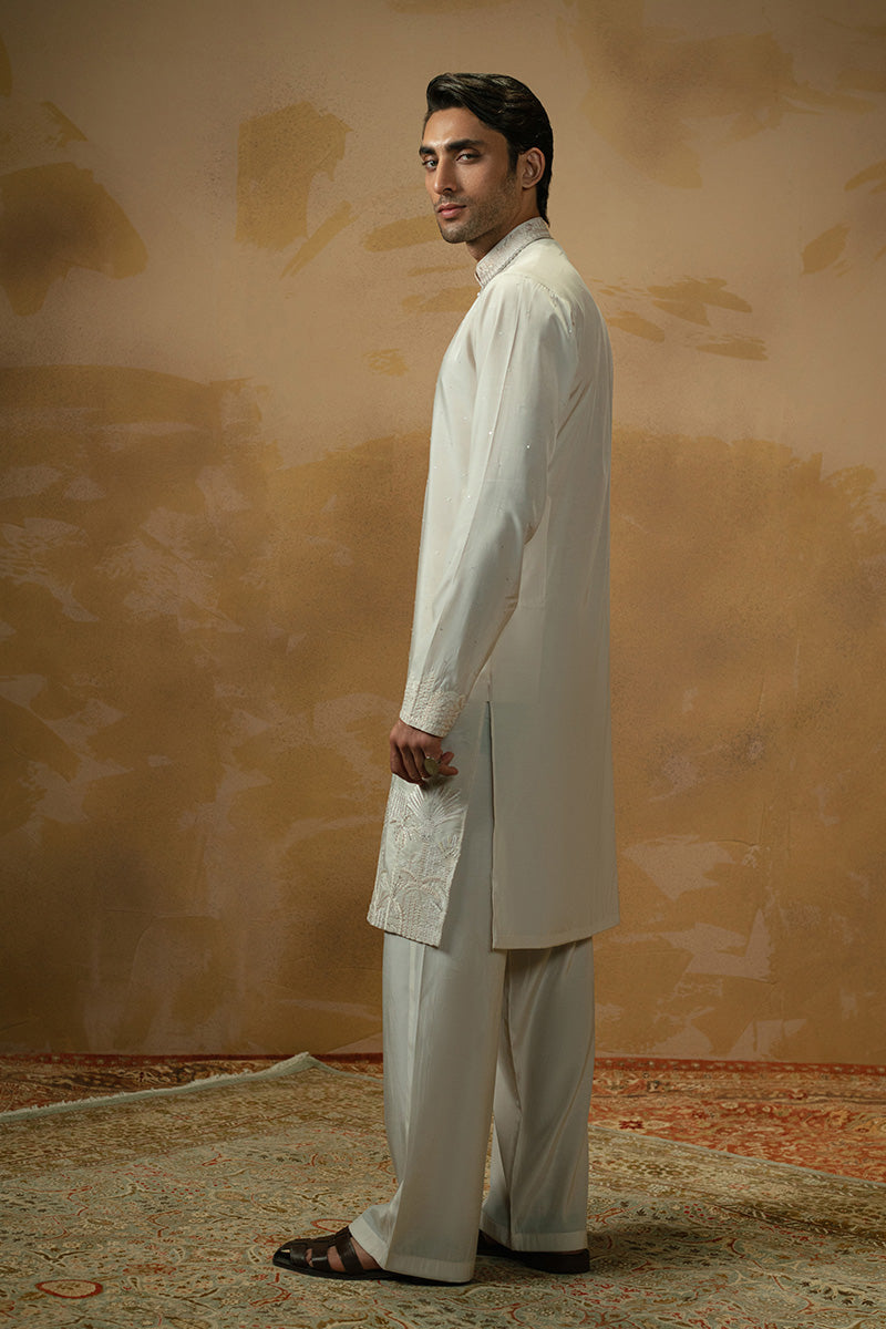 Republic By Omar Farooq | Luxury Rtw | 'Fateh' Kurta Pajama -  Republic by Omar Farooq Luxury RTW - Original Designer Dress - House of Maryam